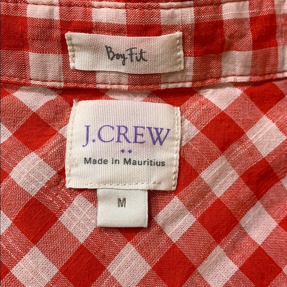 J.Crew Gingham blouse - Picture 3 of 5